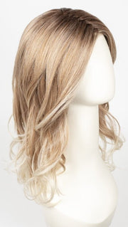 CANDY-BLONDE-ROOTED 101.27.60 | Dark Strawberry Blonde Tipped with Pearl Platinum & Pearl White with Dark Shaded Roots  Edit alt text