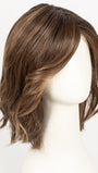 CHOCOLATE ROOTED 830.27.6 | Dark/Medium Brown and Light Auburn blend with Dark Strawberry Blonde and Shaded Roots
