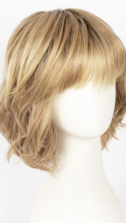 14/26/R10 | Red Blonde with Gold Blonde Highlights and Light Brown Roots