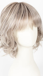 56/60/R8 | Lightest Grey Blend Rooted Medium Brown