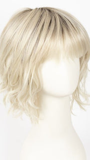 613/1001/R18 | Vanilla Blonde White Blend Rooted Ash Brown 