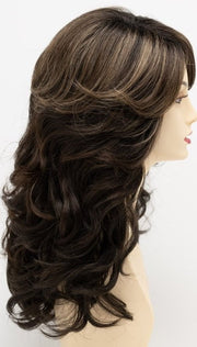 AMARETTO CREAM | Dark Brown roots with overall Medium Brown base with Honey Blonde highlights