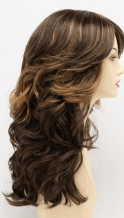 CHOCOLATE CARAMEL | Medium Brown with Soft Red and Blonde highlights