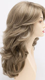 GINGER-CREAM | Dark Beige Blonde underneath highlighted on top with Light Beige Blonde
