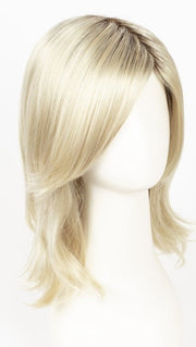 CHAMPAGNE-R | Light Beige Blonde, Medium Honey Blonde, and Platinum Blonde blend with Dark Roots