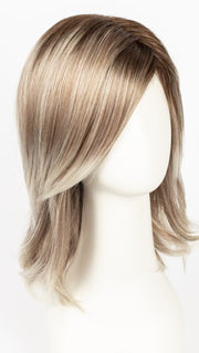 MELTED-MARSHMALLOW | Subtly Warm Dark Sandy Blonde Blend with Medium Brown Roots and Light Ash Blonde Tips and Highlights