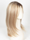 101/88/27S8 CATALINA BLONDE | Pale blonde with Pure White Natural Violet halo highlights, shaded medium brown 
