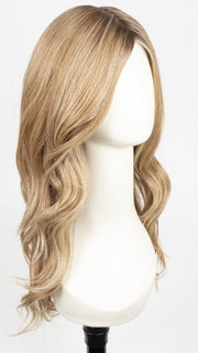 RL14/22SS SS WHEAT | Dark Blonde Evenly Blended with Platinum Blonde with Dark Roots