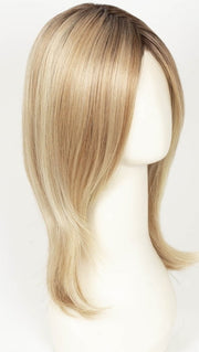 SAHARA BEIGE ROOTED 26.20.25 | Light Golden Blonde, Light Strawberry Blonde, and Lightest Golden Blonde Blend with Shaded Roots