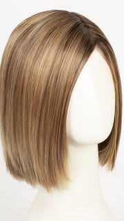 LIGHT BERNSTEIN ROOTED 12.26.27 | Lightest Brown, Light Golden Blonde and Dark Strawberry Blonde Blend with Dark Shaded Roots