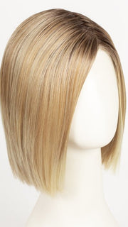 SAHARA BEIGE ROOTED 26.20.25 | Light Golden Blonde, Light Strawberry Blonde, Lightest Golden Blonde Blend with Dark Shaded Roots