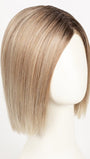 CANDY BLONDE ROOTED 101.27.60 | Pearl Platinum, Dark Strawberry Blonde, and Pearl White Blend with Dark Shaded Roots