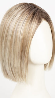 PEARL BLONDE ROOTED 101.24.20 | Pearl Platinum, Lightest Ash Blonde and Light Strawberry Blonde Blend with Dark Shaded Roots