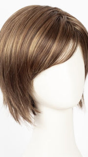 MAPLE-FROST | Medium Brown Blended with Light Browns and Frost Undertones Rooted with Chocolate Brown