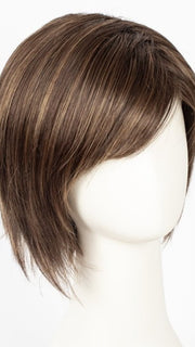 MARBLE-BROWN-R | Medium Brown Evenly Blended with Light Honey Brown With Dark Roots