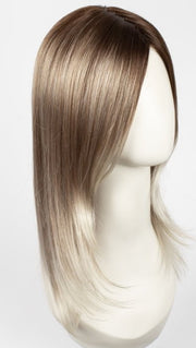 MELTED-MARSHMALLOW | Subtly Warm Dark Sandy Blonde Blend with Medium Brown Roots and Light Ash Blonde Tips and Highlights