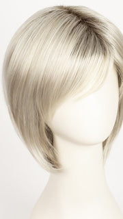 MILKY-OPAL-R | A Blend of Creamy Blonde and White Blonde Rooted with Warm Brown