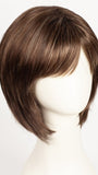 AUBURN-SUGAR-R | Rooted Dark Auburn with Medium Auburn Base with Dark Strawberry Blonde Highlights