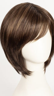 MARBLE-BROWN-R | Medium Brown Evenly Blended with Light Honey Brown With Dark Roots