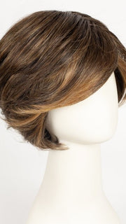 SS8/29 SHADED HAZELNUT | Rich Medium Brown Evenly Blended with Ginger Blonde Highlights with dark roots