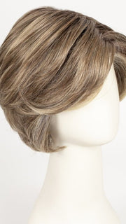 RL12/22SS SHADED CAPPUCCINO | Light Golden Brown Evenly Blended with Cool Platinum Blonde Highlights and Dark Roots