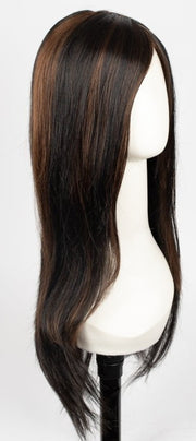 1BRH30 CHOCOLATE PRETZEL | Soft Black with 33% Gold-Red Highlights