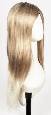 27T613S8 SHADED SUN | Medium Natural Red-Gold Blonde & Pale Natural Gold Blonde Blend and Tipped, Shaded with Medium Brown