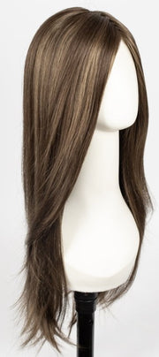 8RH14 HOT COCOA | Medium Brown with 33% Medium Ash Blonde Highlights
