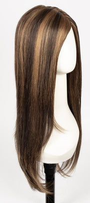 FS6/30/27 TOFFEE TRUFFLE | Brown, Medium Red-Gold, Medium Red-Gold Blonde Blend with Medium Gold Blonde Bold Highlights
