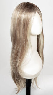 101/88/27S8 CATALINA BLONDE | Pale blonde with Pure White Natural Violet halo highlights, shaded medium brown