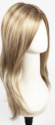 12FS12 MALIBU BLONDE | Light Gold Brown, Light Natural Gold Blonde and Pale Natural Gold-Blonde Blend, Shaded with Light Gold Brown