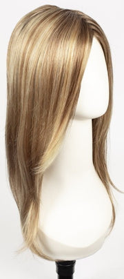 14/26S10 SHADED PRALINES N' CRÈME | Light Gold Blonde and Medium Red Gold Blonde shaded with Lighter Brown Roots