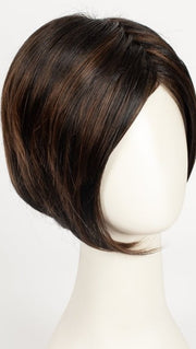 1BRH30 CHOCOLATE PRETZEL | Off Black with 33% Golden Red Highlights