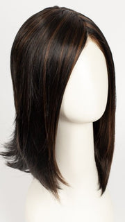 1BRH30 CHOCOLATE PRETZEL | Off Black with 33% Golden Red Highlights