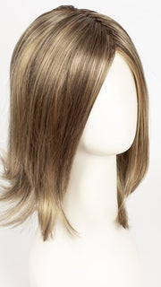 24BT18S8 SHADED MOCHA | Dark Ash Blonde/Honey Blonde Blend, Shaded with Medium Brown