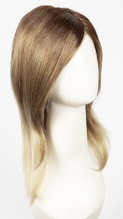MELTED-CARAMEL | Warm and Rich Brown Root Melting into Golden Caramel Blond and Natural  Medium Blond Tips