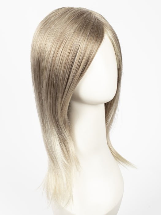 ICE-BLOND | Ashy Blonde Base with White Gold Tips with Highlights around face