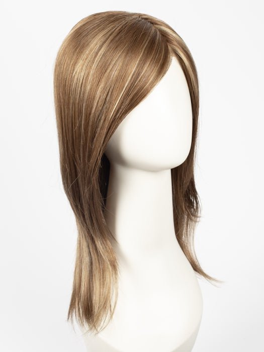 MAPLE-SUGAR | Light Honey Brown Base and Strawberry Blonde Highlights