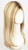 12FS8 SHADED PRALINE | Light Gold Brown, Light Natural Gold Blonde & Pale Natural Gold-Blonde Blend, Shaded with Medium Brown
