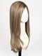 RL12/22SS SHADED CAPPUCCINO | Light Golden Brown Evenly Blended with Cool Platinum Blonde Highlights with Dark Roots
