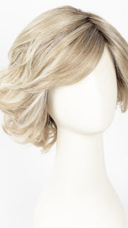 GF19-23SS BISCUIT | Light Ash Blonde Evenly Blended with Cool Platinum Blonde with Dark Roots