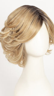GF14-88SS GOLDEN WHEAT | Dark Blonde evenly Blended with Pale Blonde Highlights and Dark Roots