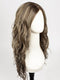 CHOCOLATE FROST R | Dark Brown Base with Honey Blonde and Platinum highlights with Dark Brown roots