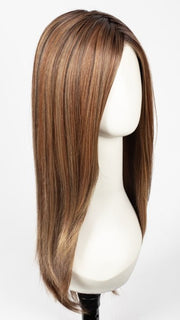 33/32/R4 | Dark Auburn Blended with Dark Brown and Dark Roots