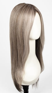 52/38/49/R8 | 3 Tones of Grey blended with Dark Brown Roots