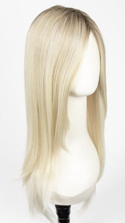 613/1001/R18 | Vanilla Blonde Platinum White Blend Rooted Ash Brown 