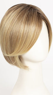 14/26/R10 | Red Blonde with Gold Blonde Highlights and Light Brown Roots