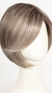 52/38/49/R8 | 3 Tones of Grey blended with Dark Brown Roots