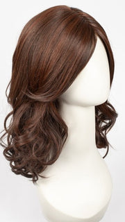 BURNT-CHILI | Dark Brown with Copper Red, Rusty Red, and Cherry Red Blended Highlights