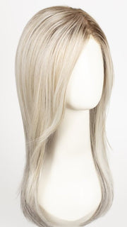 METALLIC BLONDE ROOTED 60.101.51 | Pearl White, Pearl Platinum with Dark and Lightest Brown and Grey Blend with Shaded Roots